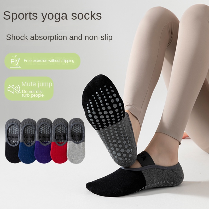 Pilates & Yoga With Katja Youtube - 5 pairs Cross-Border Professional Yoga Socks,