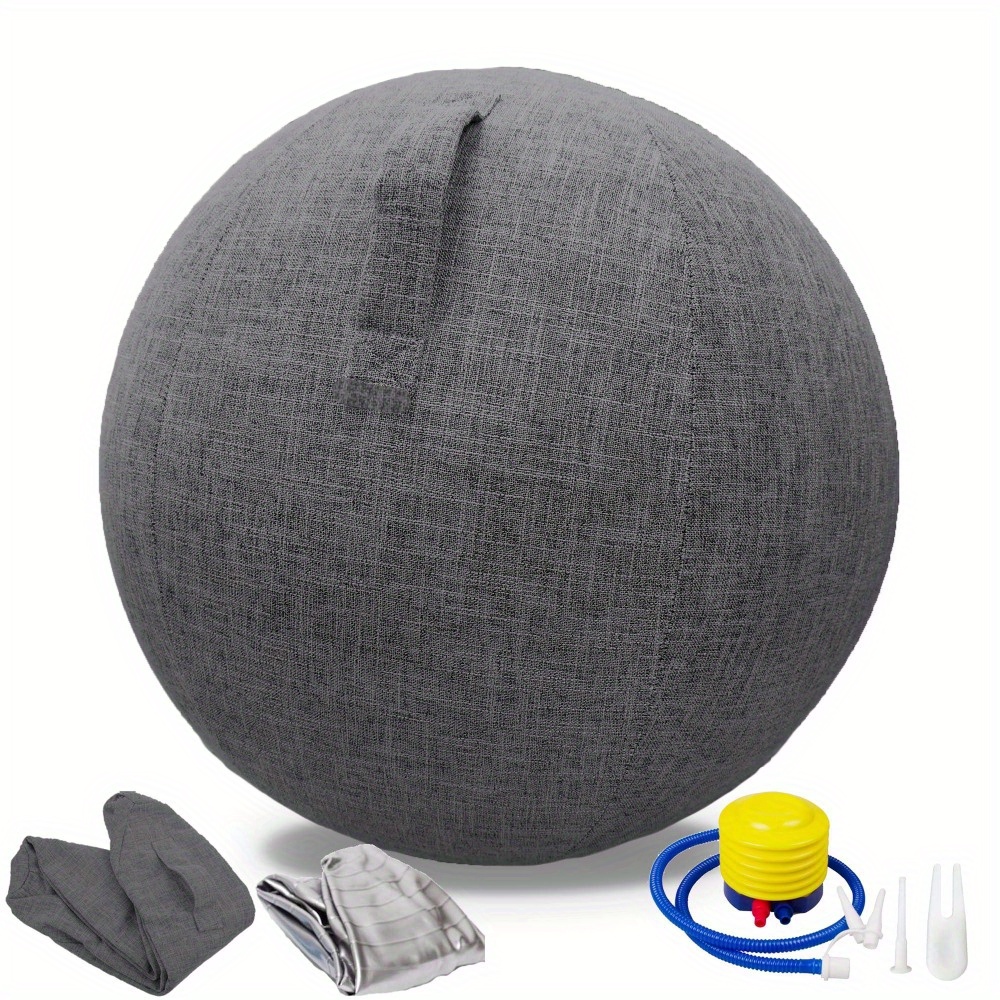 Fitness Ball Chair with Fabric - Pilates Yoga Pregnancy review and price
