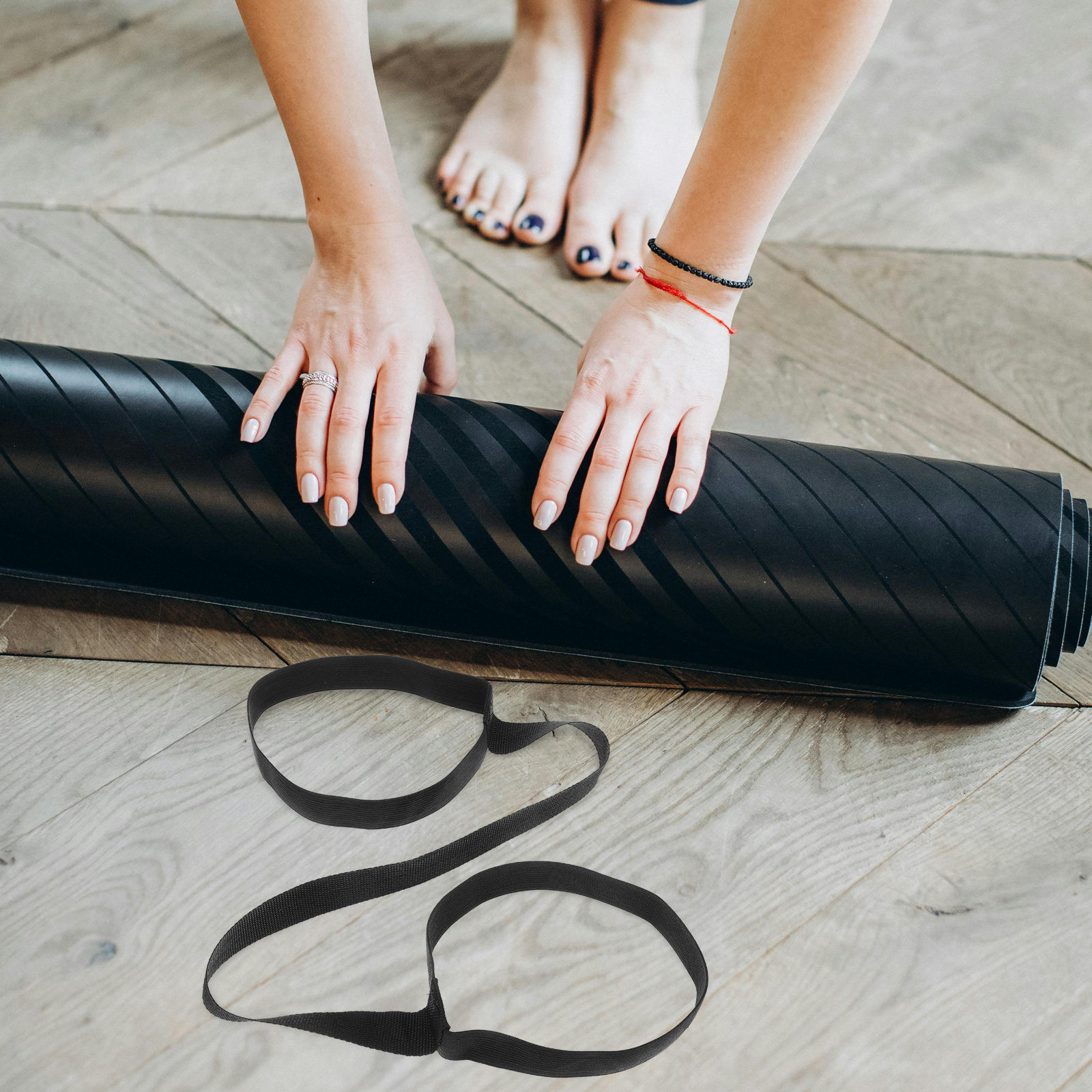 4Pcs Yoga Strap Compact Lightw - Pilates Yoga Go review and price
