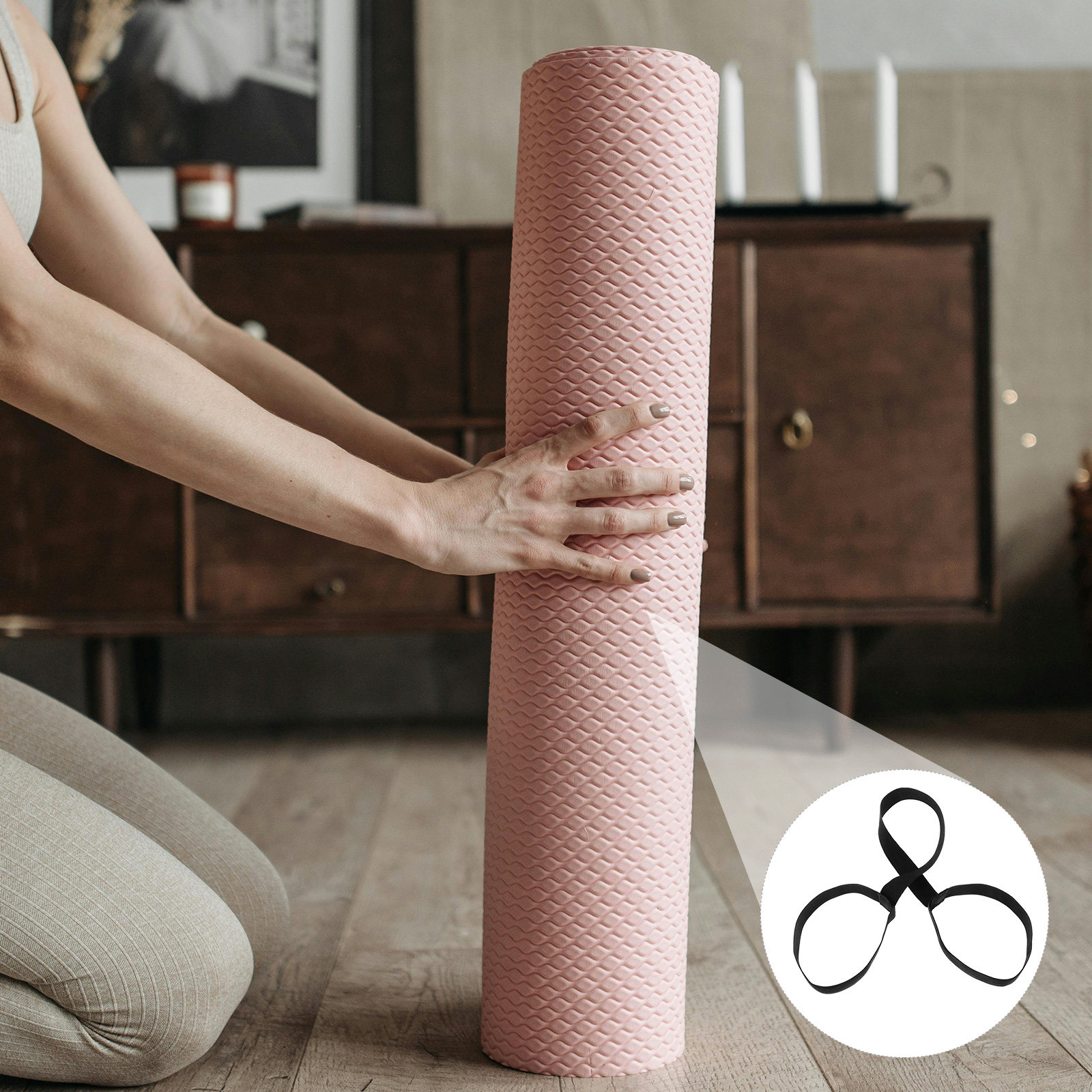 4Pcs Yoga Strap Compact Lightw - Pilates Yoga Go review and price